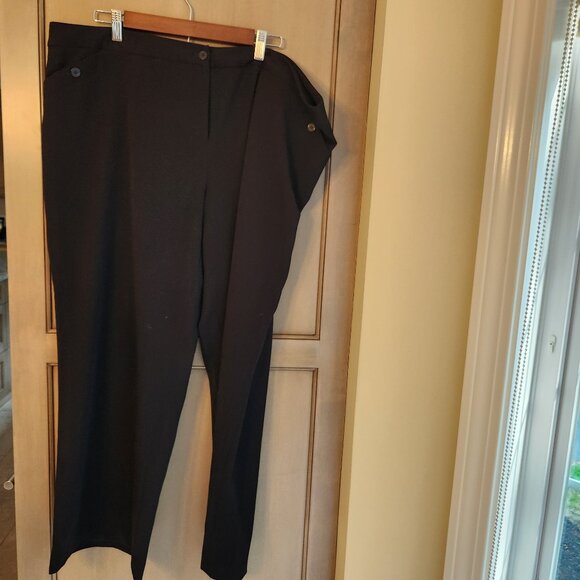 Lane Bryant Black‎ Trouser/Dress Pants Size 24 Petite - Picture 4 of 6